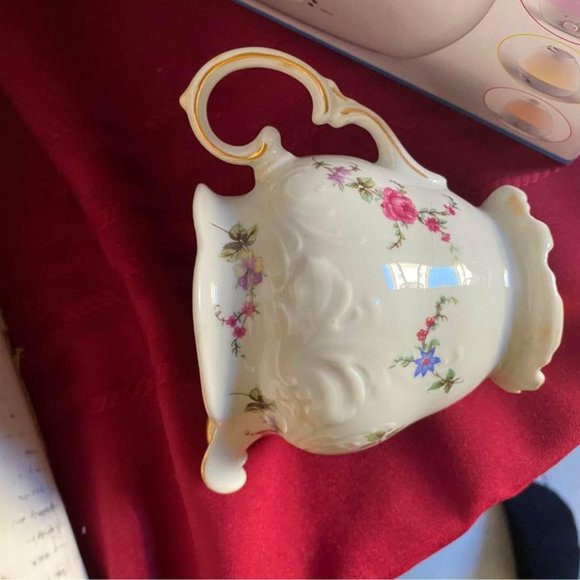 Sheraton Rose Walbrzych Fine China of Poland pattern 9025 1950s mid century - Picture 10 of 10